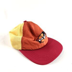 Territory Run Co Running Hat Trail Cap Strapback Mesh Performance Dog Red SWRC